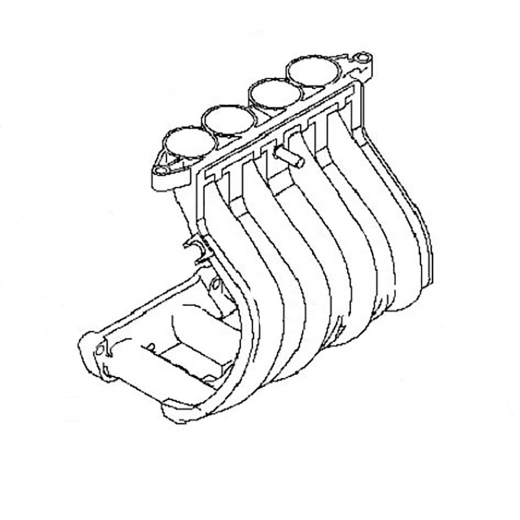 Коллектор впускной Nissan AD/ Expert/ NV150 '06-'18/ Note '05-'12/ March/ Micra '02-'10/ Cube '02-'08 (CR14DE, CR12DE) Контрактный