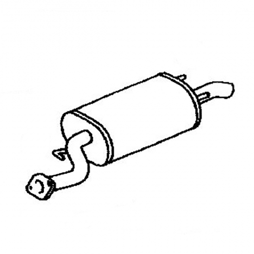 Глушитель Toyota Harrier '97-'03 (5S-FE) Контрактный