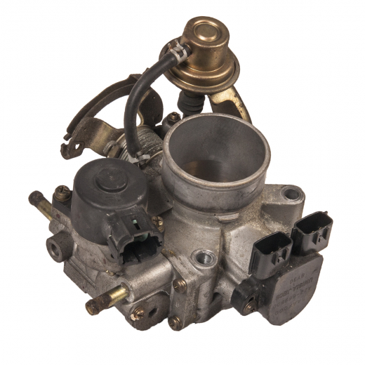 Блок дроссельных заслонок ДВС Nissan Wingroad/ AD/ Expert '99-'02/ Tino/ Sunny/ Avenir '98-'02/ Primera/ Bluebird '98-'01/ Bluebird Sylphy '00-'03 (QG15DE, QG18DE, QG13DE) с вакуумным демпфером контрактный