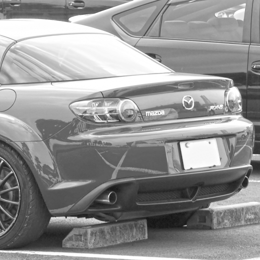 Бампер задний Mazda RX-8 '03-'08 контрактный Coupe
