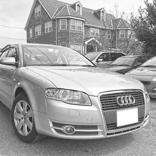 Бампер передний Audi A4 ( 8EC ) '04-'08 под омыватели фар контрактный
