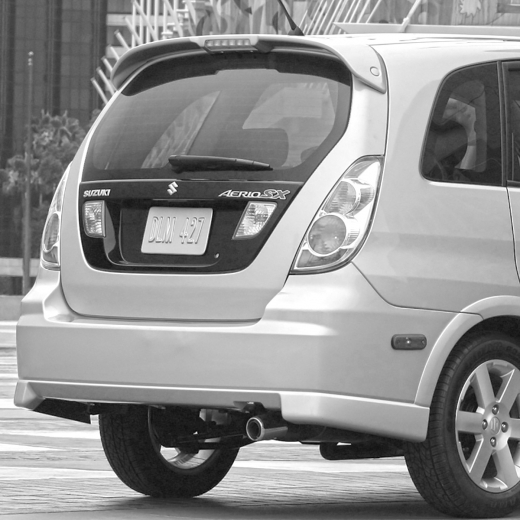 Бампер задний Suzuki Aerio Wagon (M18A)/ Liana Wagon S '04-'06 контрактный