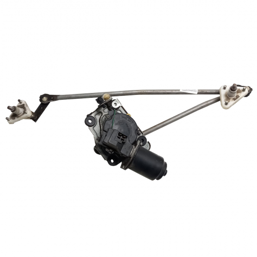 Моторчик стеклоочистителя Suzuki Chevrolet MW '00-'10/ Wagon R Solio '00-'05/ Wagon R Plus '99-'00/ Solio '04-'11 передний с трапецией контрактный