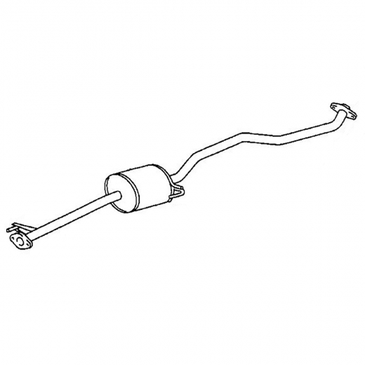 Резонатор/ средняя труба глушителя Toyota Estima '00-'03 (2AZ-FE) 2WD  Контрактный