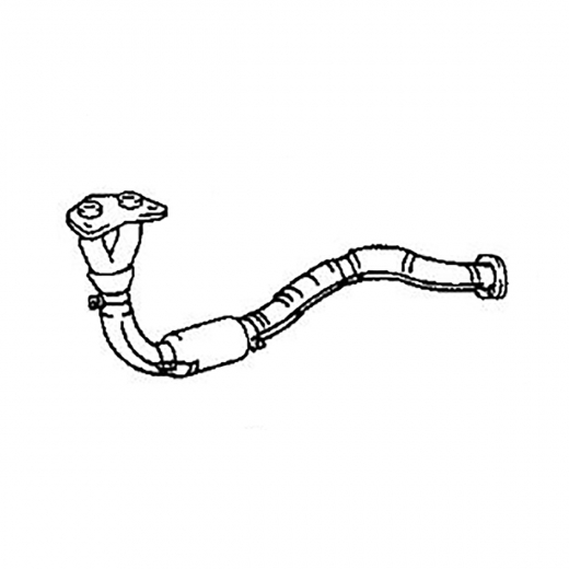 Труба приемная (штаны) Toyota Corolla/ Carib '97-'02/ Sprinter '97-'00 (4A-FE) 4WD Контрактная