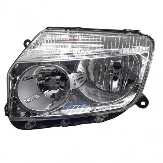 Фара Renault Duster '10-'15 левая хром (551-1186L-LDEM1) DEPO (Тайвань) 