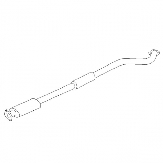 Резонатор/ средняя труба глушителя Subaru Legacy/ B4 '97-'03 (EJ202, EJ201) Контрактный