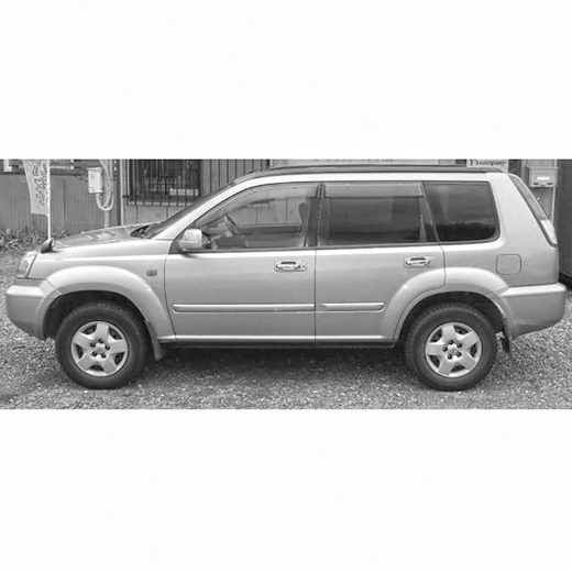 Стекло боковое в кузов Nissan X-Trail '00-'07 заднее левое контрактный