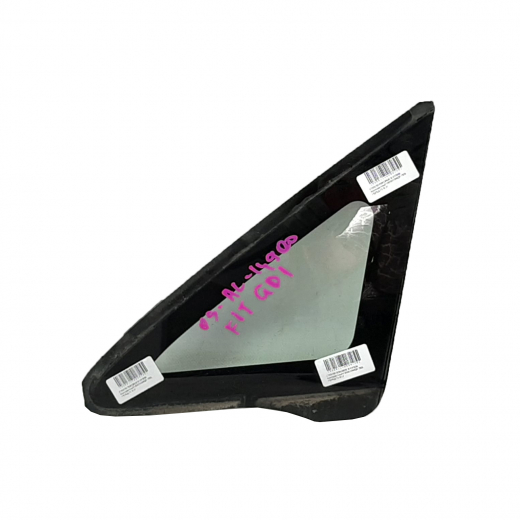 Стекло боковое в кузов Honda Fit '01-'07/ Jazz '02-'08 переднее левое контрактный