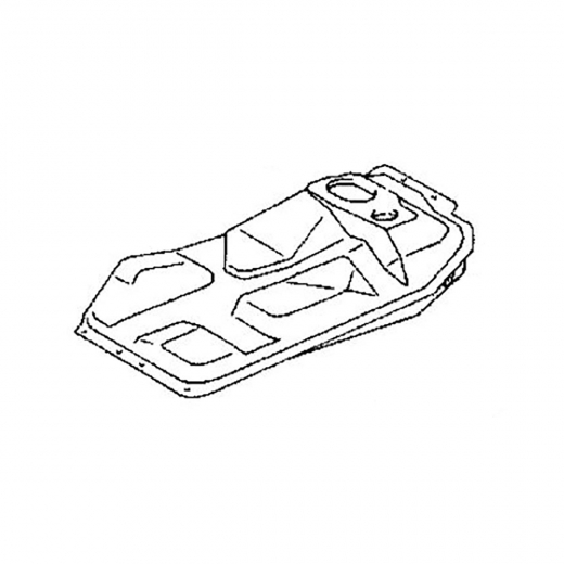 Топливный бак (бензобак) Toyota Ipsum/ Picnic '96-'01/ Nadia '98-'03/ Gaia '98-'04 (3S-FE, 1AZ-FSE, 3S-FSE) Контрактный