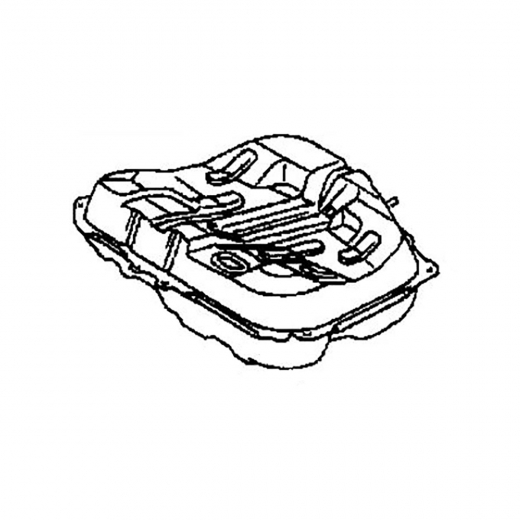 Топливный бак (бензобак) Toyota Caldina/ Carina/ Carina E/ Corona '92-'96 (4S-FE, 2C, 3S-FE, 5A-FE, 4A-FE, 7A-FE, 3S-GE) 2WD контрактный