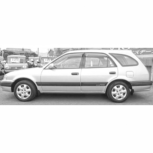 Стекло боковое в кузов Toyota Carib '95-'02 заднее левое контрактный