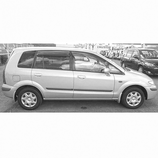 Стекло боковое в кузов Mazda Premacy '99-'05/ Ford Ixion '99-'03 заднее правое контрактный