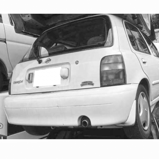 Бампер задний Nissan March Autostrada '92-'97 контрактный