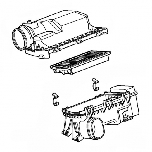 Корпус воздушного фильтра Honda Stepwgn '05-'09 (K20A, K24A) контрактный