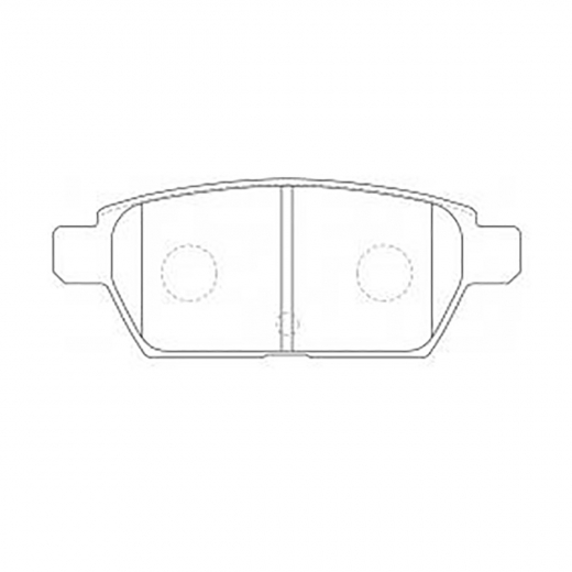 Колодки тормозные задние контрактные PN-5803 дисковые