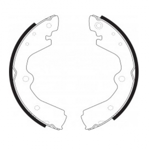 Колодки тормозные задние контрактные AY360NS083 дисковые на ручник