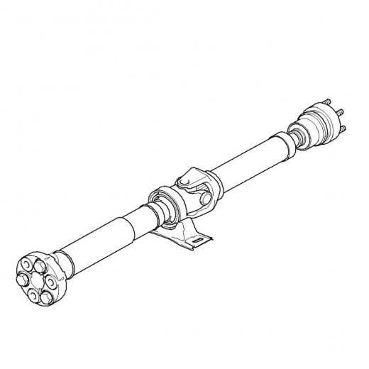 Карданный вал BMW 5 Series '03-'10 (M54B22-226S1, N43B20, M54B25-256S5, N52B25, N53B30) AT 2WD задний Контрактный