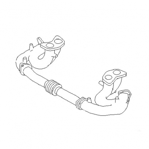 Коллектор выпускной Subaru Legacy/ B4 '97-'03 (EJ206, EJ208) Контрактный