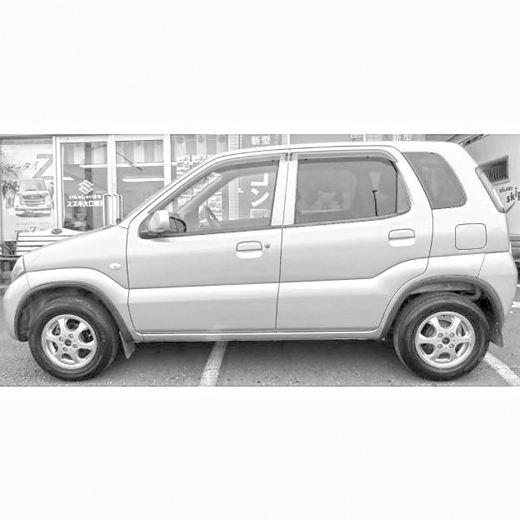 Стекло боковое в кузов Suzuki Swift '00-'05/ Kei '98-'09 заднее левое контрактное