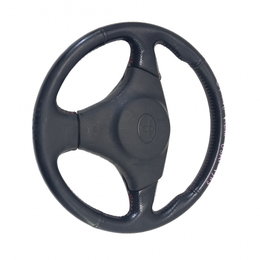 Руль Toyota Cynos '97-'99/ Raum '97-'03/ Starlet '97-'99 Airbag (3 луча, кожа) контрактный 