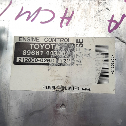 Компьютер двигателя Toyota Gaia '98-'04/ Nadia '98-'03 (1AZ-FSE) 4WD AT контрактный 89661-44340