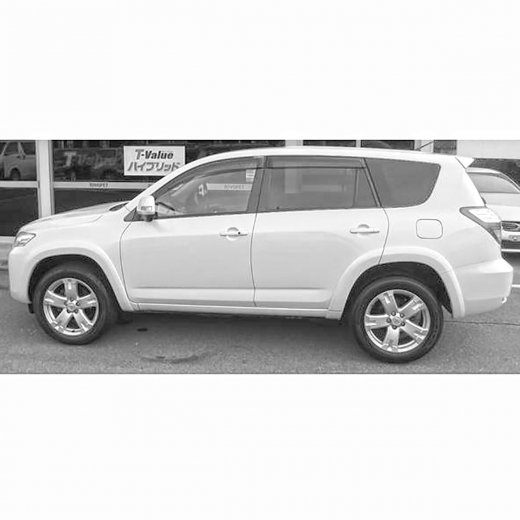 Стекло боковое в кузов Toyota Rav4 '05-'16/ Vanguard '07-'13 заднее левое (длинная база/ комфорт плюс) контрактное