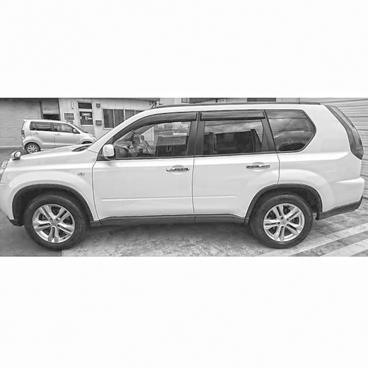 Стекло боковое в кузов Nissan X-Trail '07-'15 заднее левое контрактное