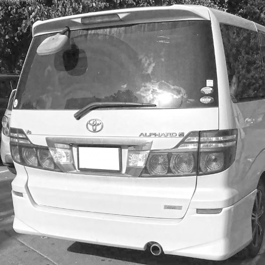 Дверь багажника Toyota Alphard '05-'08 (58-19) контрактная