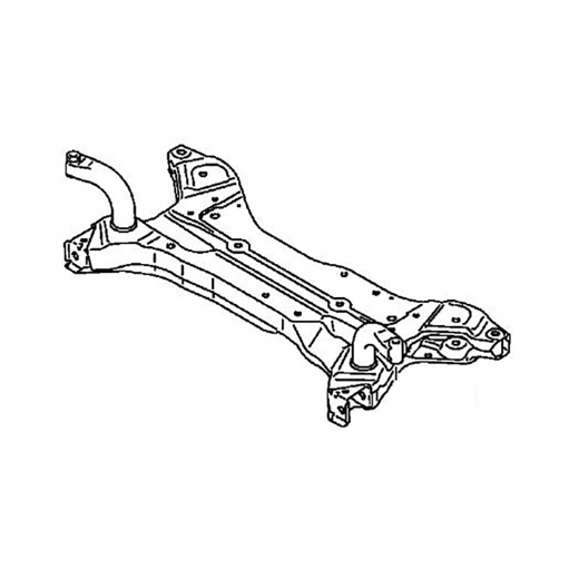 Балка подвески передняя Mitsubishi ASX '10-'19/ Outlander '05-'12/ Lancer '07-'17/ Delica D5 '06-'19/ Galant Fortis '07-'15/ Citroen C4 Aircross '12-'16/ C-Crosser '07-'12/ Peugeot 4007 '07-'14/ 4008 '12-'15 (2WD, 4WD) контрактная