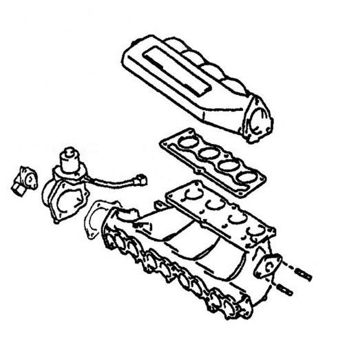 Коллектор впускной Toyota Vista/ Ardeo/ Nadia '98-'03 (3S-FSE) Контрактный