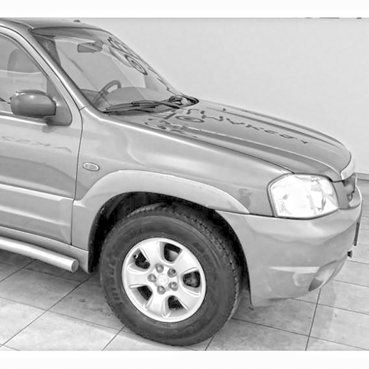 Крыло переднее Mazda Tribute '00-'06 правое под уширитель контрактное