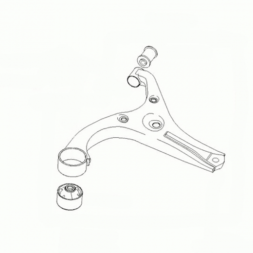 Рычаг передний Kia Rio '05-'11/ Hyundai Accent/ Verna '06-'10 левый нижний контрактный