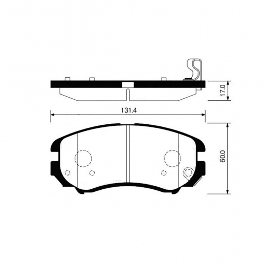 Колодки тормозные передние контрактные PN-0377 дисковые