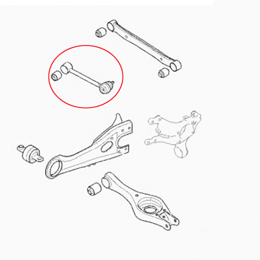 Рычаг задний Kia Ceed/ Proceed '06-'12/ Hyundai Elantra/ Avante '06-'11/ I30 '07-'12 центральный поперечный с шаровой контрактный