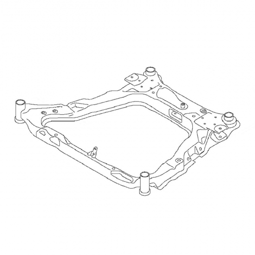 Балка подвески передняя Nissan Qashqai/ Dualis '07-'14 контрактная