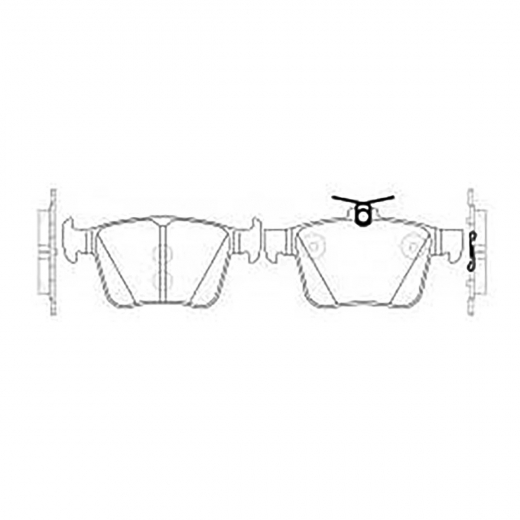 Колодки тормозные задние контрактные PN33003 дисковые