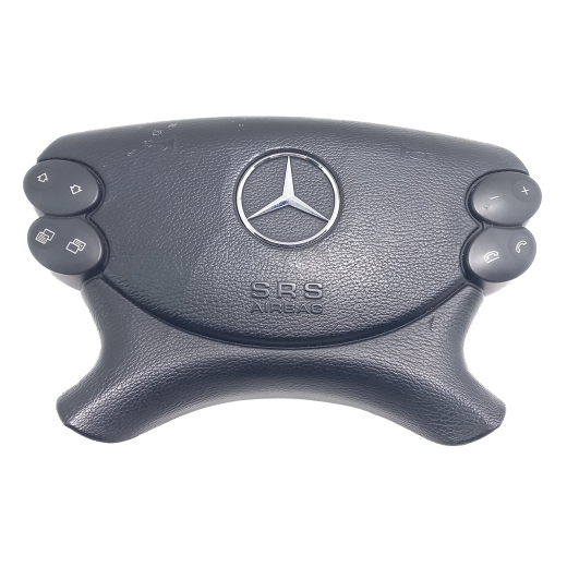 Подушка безопасности в руль Mercedes-Benz CLK '02-'09/ E '02-'09 кнопки контрактная A2198601502, A2308600002