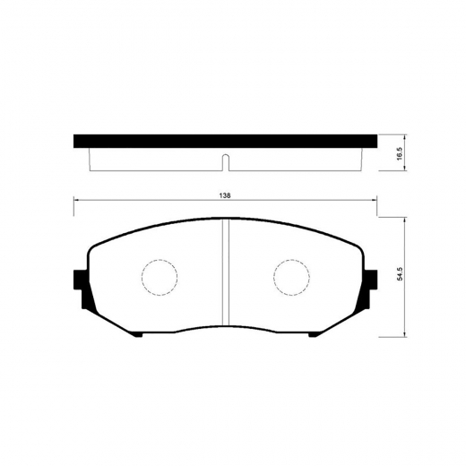 Колодки тормозные передние контрактные PN9802 дисковые