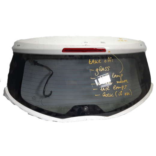 Стекло заднее Nissan Qashqai+2 '06-'13 Контрактный