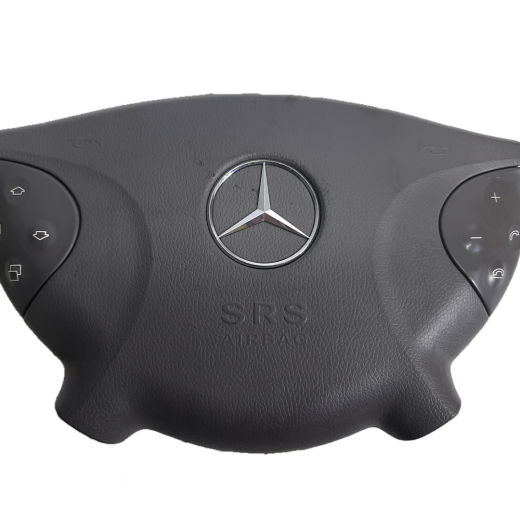 Подушка безопасности в руль Mercedes-Benz E '02-'09 кнопки контрактная A21186002029B51, A21186008027F64