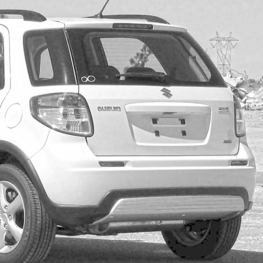 Бампер задний Suzuki SX4 HB под уширители '06-'14 контрактный 