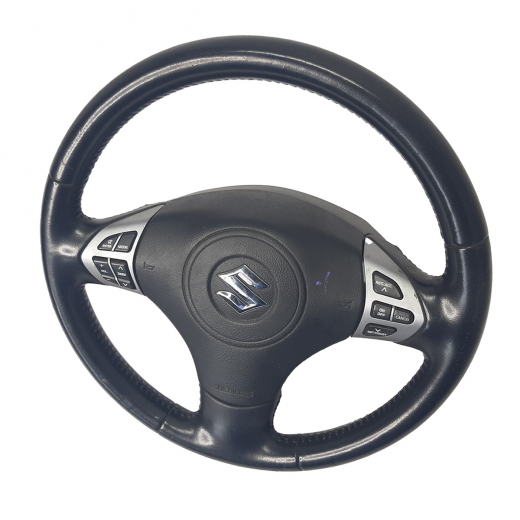 Руль Suzuki Escudo '05-'15/ Grand Vitara '05-'16 Airbag (3 луча, кожа, кнопки) контрактный