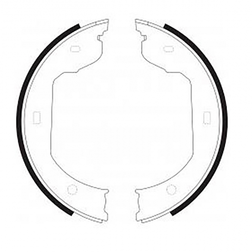 Колодки тормозные задние контрактные FN0589 дисковые на ручник