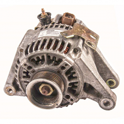 Генератор двигателя Toyota Opa '02-'05 (1ZZ-FE) квадратный разъем, 4 конт. контрактный