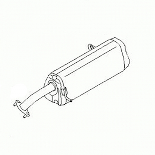 Глушитель Kia Soul '08-'14 (G4FC, G4FD, G4FG, G4NA, D4FB) контрактный