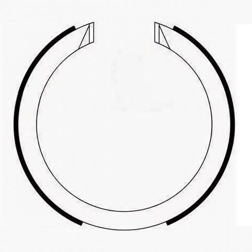 Колодки тормозные задние контрактные FN-11008 дисковые на ручник