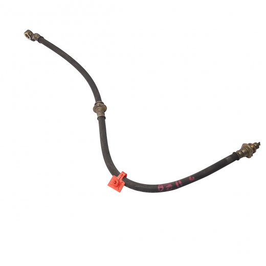 Шланг тормозной Nissan AD/ Expert/ Wingroad '05-'18, Bluebird Sylphy /Cube /March '02-'10, Note/ Tiida '04-'12, Mazda Familia '06-'18, Mitsubishi Lancer Cargo '08-'15 передний левый Контрактный