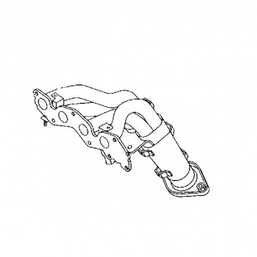 Коллектор выпускной Mazda Atenza '05-'08 (L3-VE, LF-VE) 2WD  контрактный