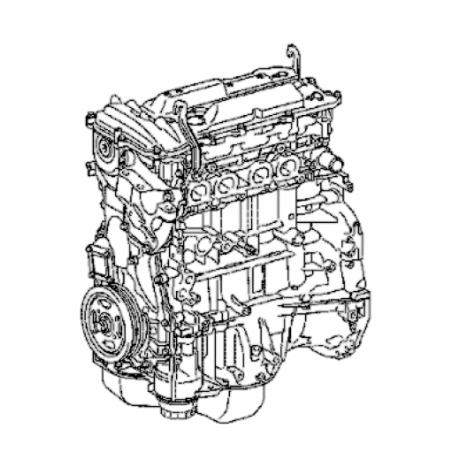 Двигатель контрактный Lexus/ Toyota 2.5L 2AR-FE